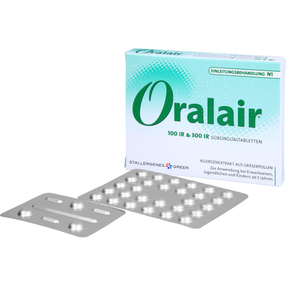 ORALAIR 5-Gräser Einleit.100/300 IR Sublingualtab.