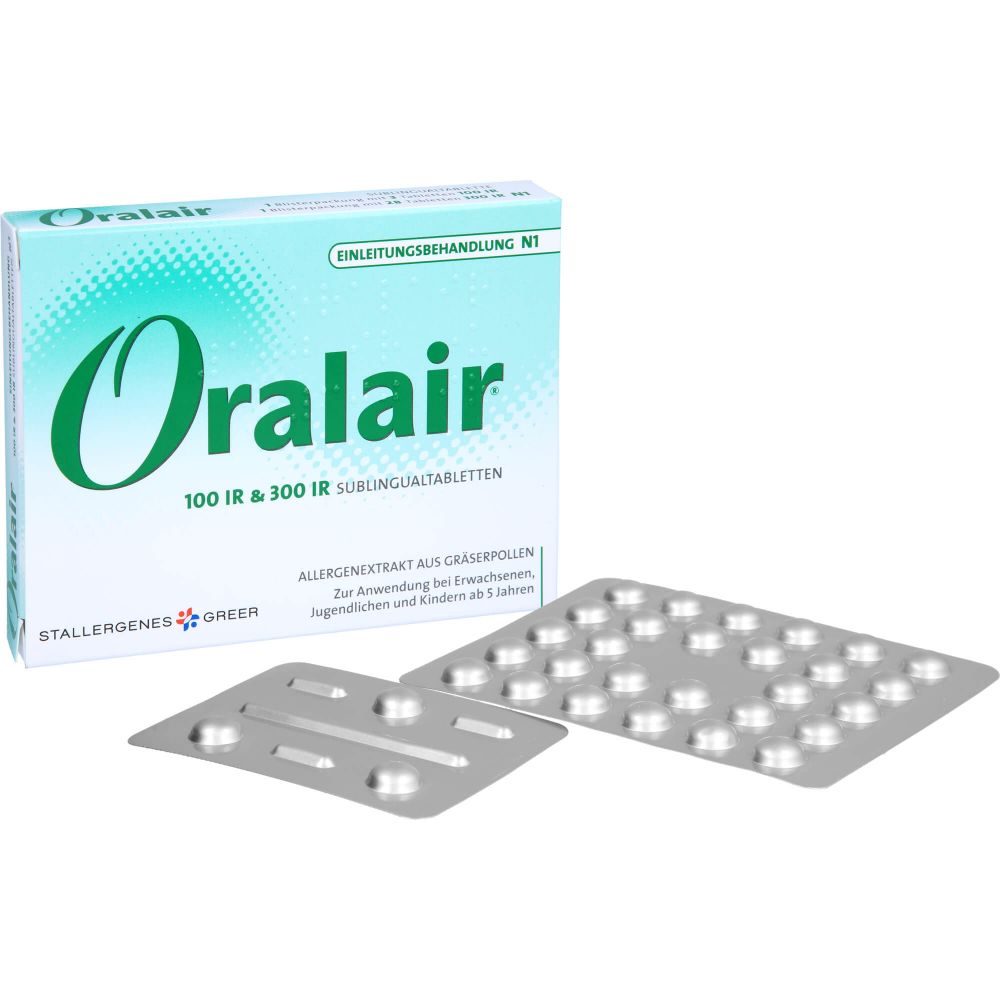 ORALAIR 5-Gräser Einleit.100/300 IR Sublingualtab.