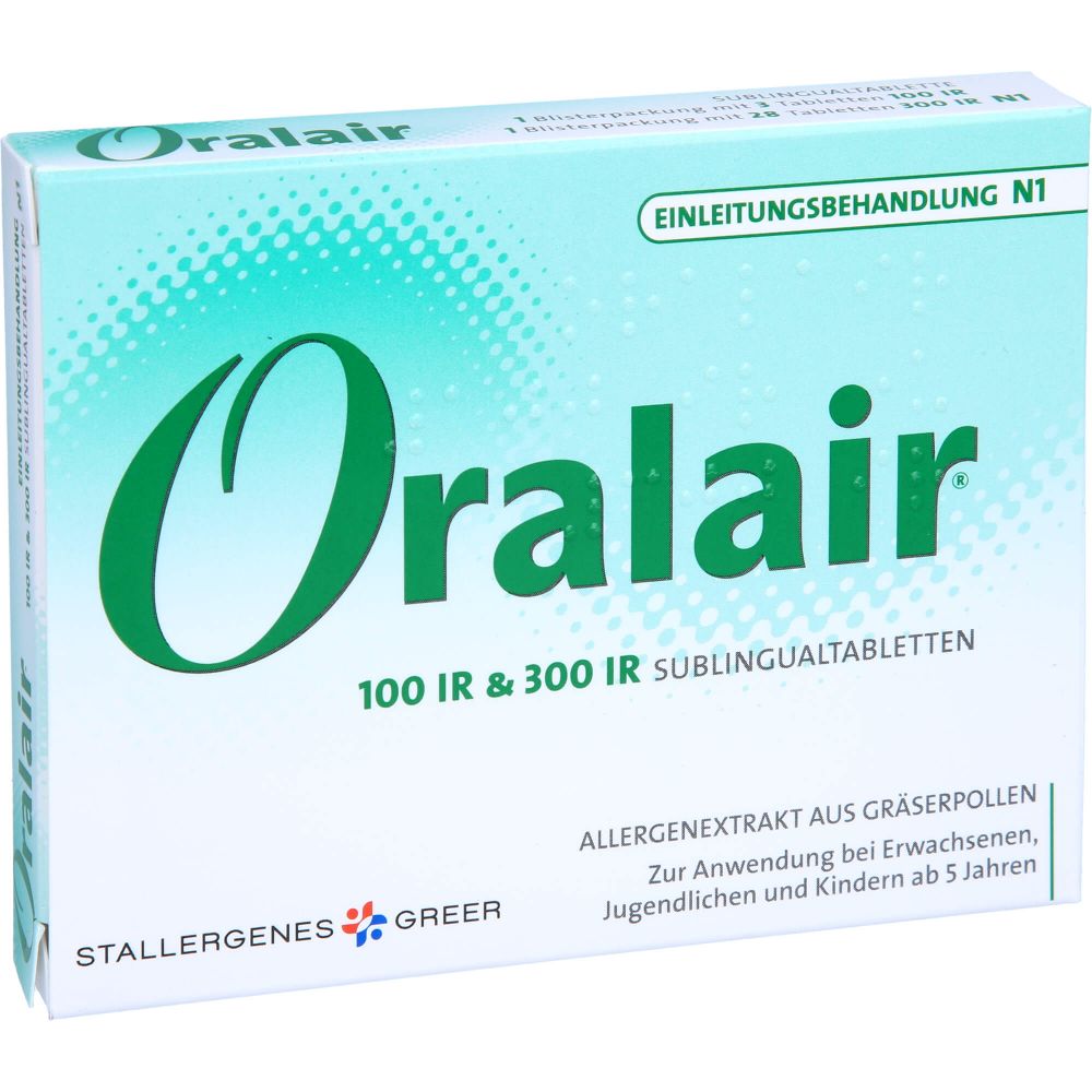 ORALAIR 5-Gräser Einleit.100/300 IR Sublingualtab.