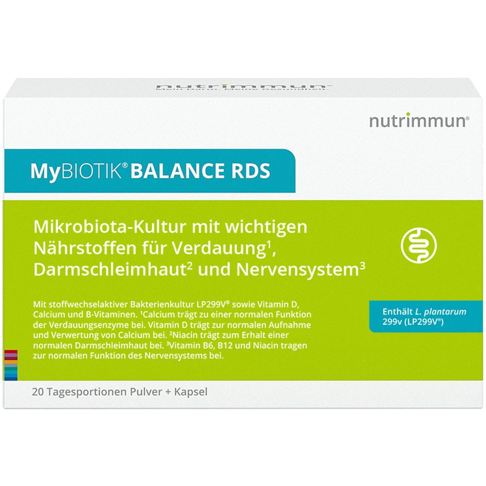 MYBIOTIK BALANCE RDS 20x2 g Plv.+20 Kapseln