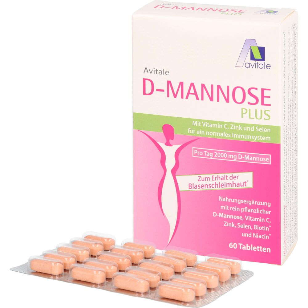 D-MANNOSE PLUS 2000 mg Tabl.m.Vit.u.Mineralstof.