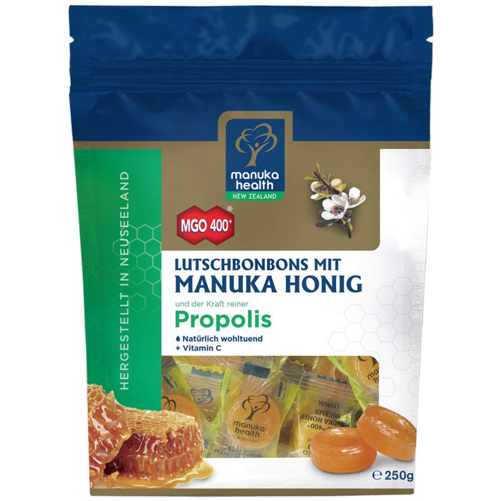 MANUKA HEALTH MGO 400+ Lutschbonb.Propolis