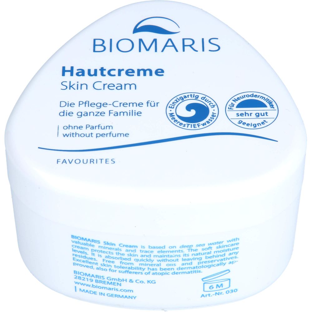 BIOMARIS Hautcreme NEU ohne Parfum