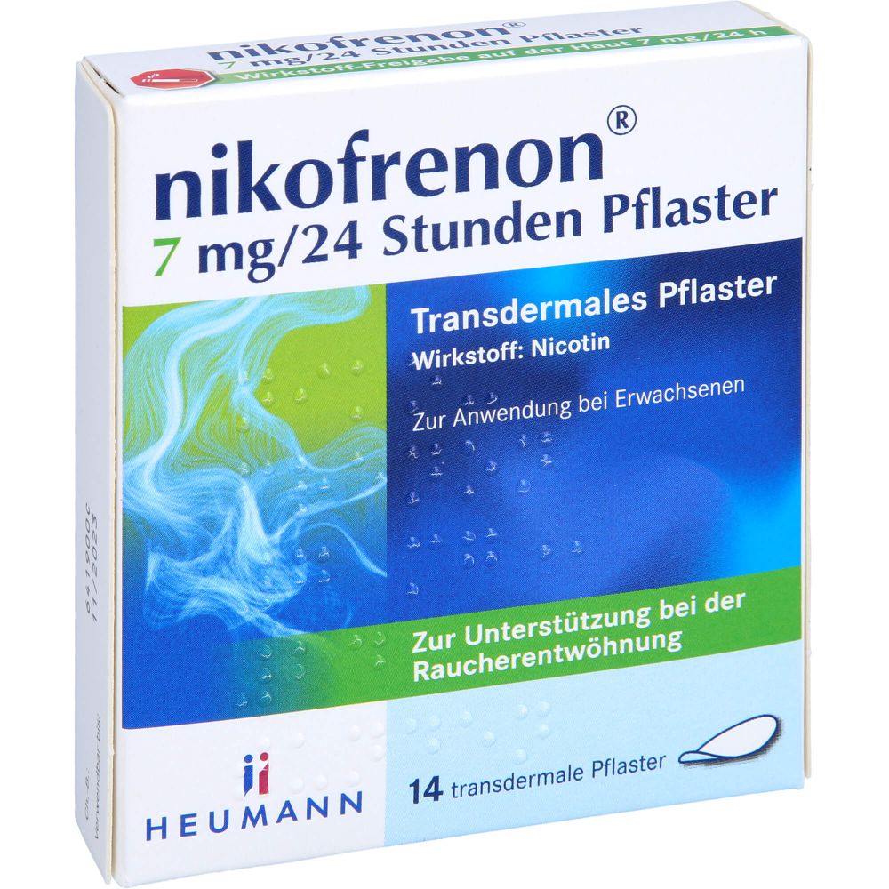 NIKOFRENON 7 mg/24 Stunden Pflaster transdermal