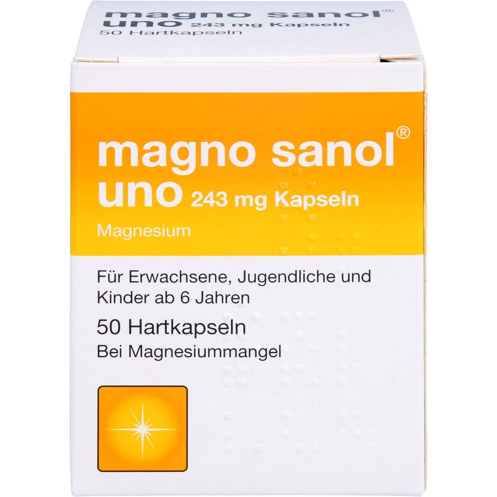 MAGNO SANOL uno 243 mg Kapseln