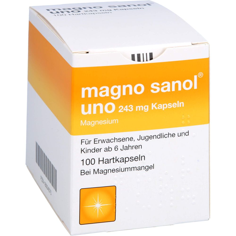 MAGNO SANOL uno 243 mg Kapseln