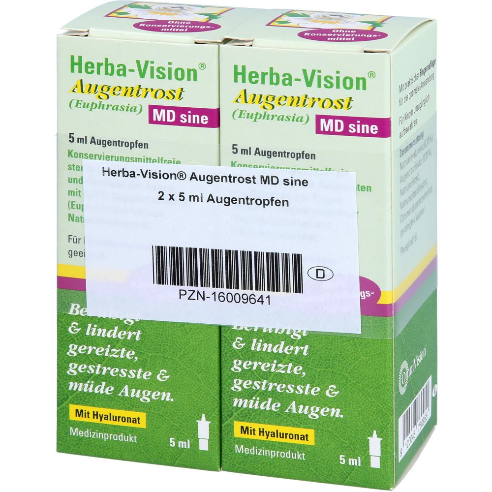 Herba-Vision Augentrost Md sine Augentropfen 10 ml