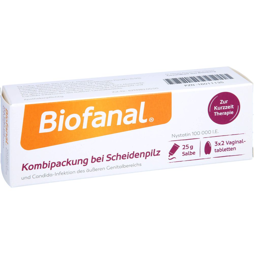 BIOFANAL Kombipackung b.Scheidenpilz Vagtab.+Salbe
