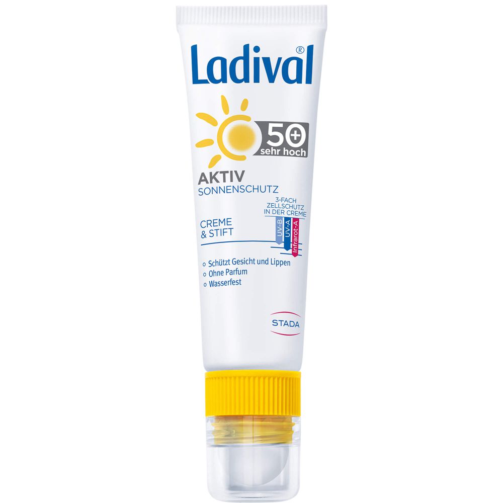 LADIVAL Aktiv Sonnenschutz Gesicht&Lippen LSF 50+