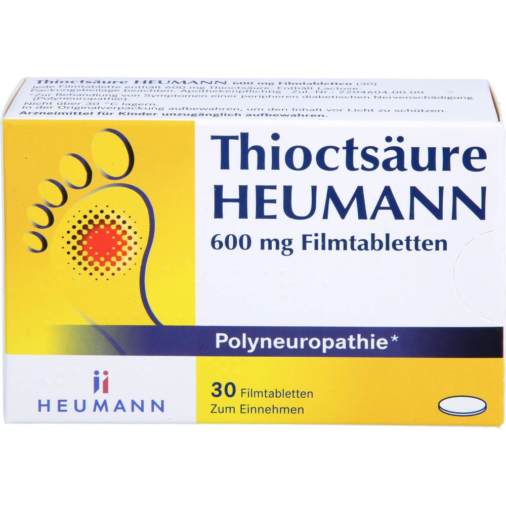 THIOCTSÄURE HEUMANN 600 mg Filmtabletten