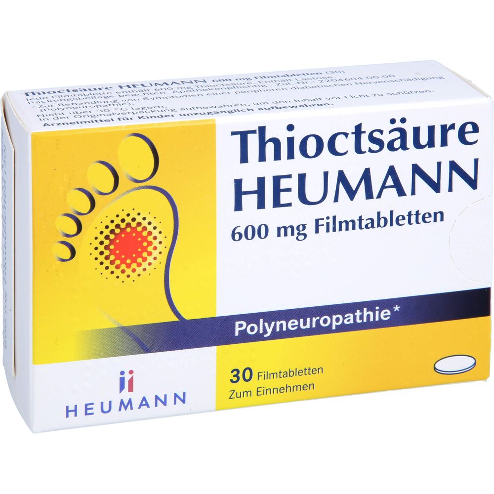 THIOCTSÄURE HEUMANN 600 mg Filmtabletten