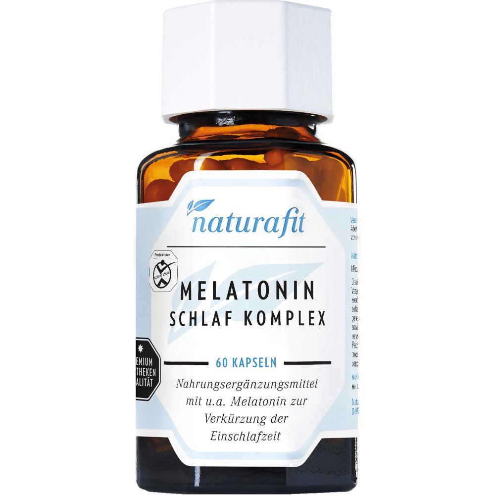 Naturafit Melatonin Schlaf Komplex Kapseln 60 St