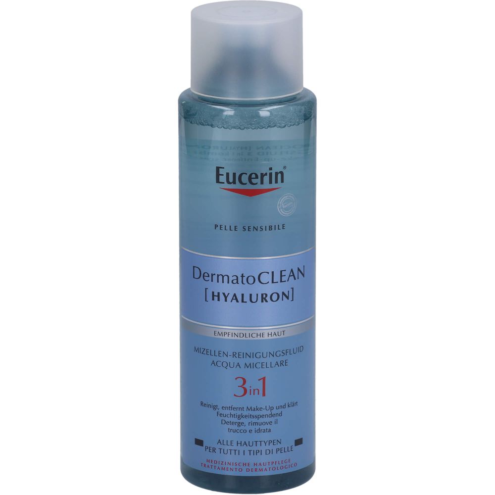 EUCERIN DermatoCLEAN Hyal.Miz.Reinigungsfluid 3in1