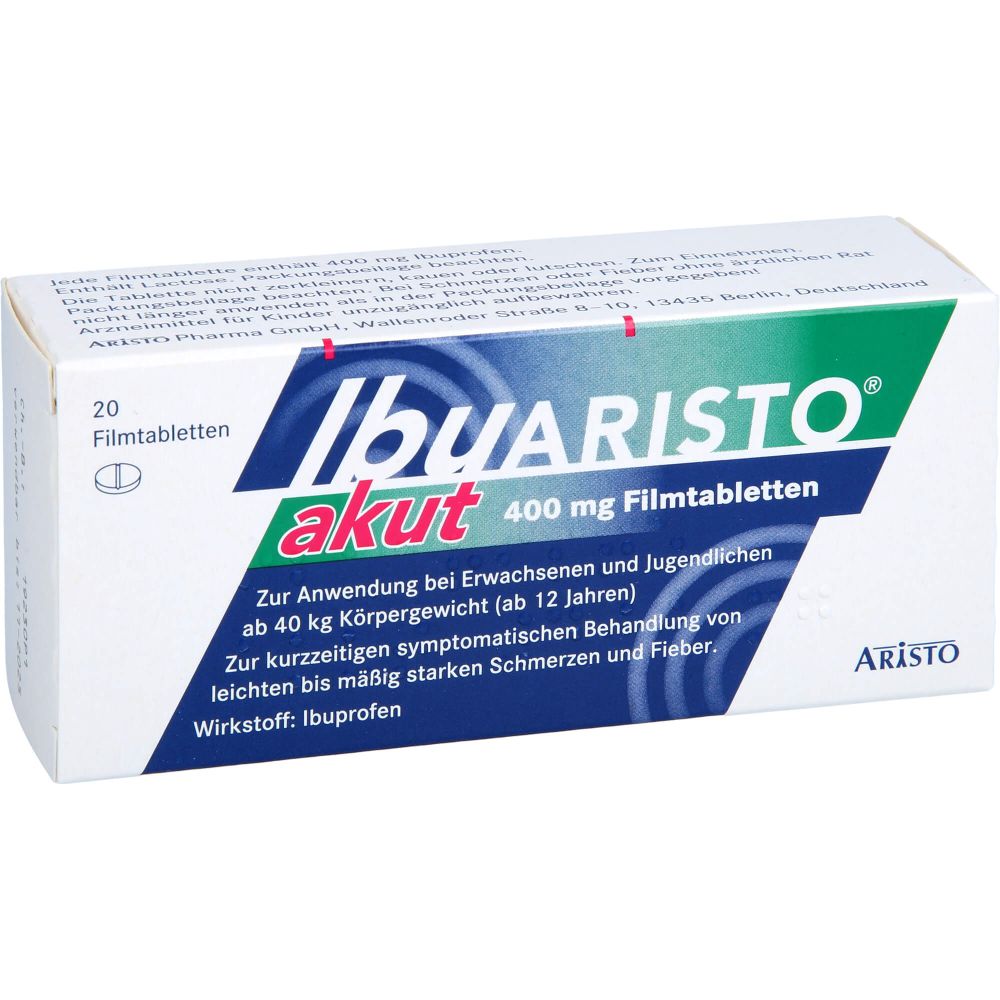 Ibuaristo akut 400 mg Filmtabletten 20 St