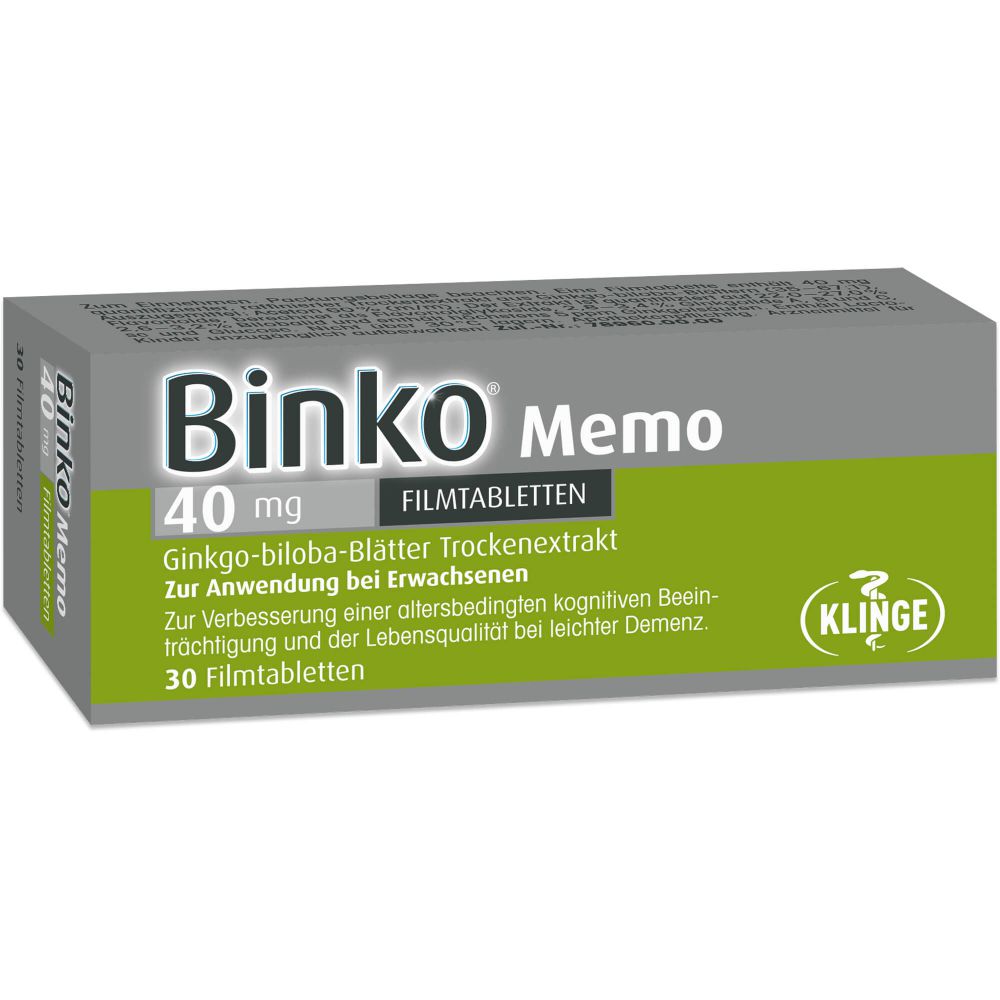 BINKO Memo 40 mg Filmtabletten