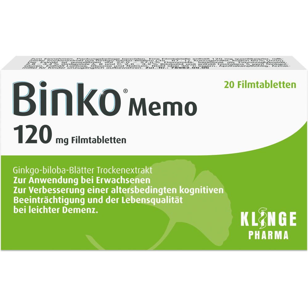 BINKO Memo 120 mg Filmtabletten