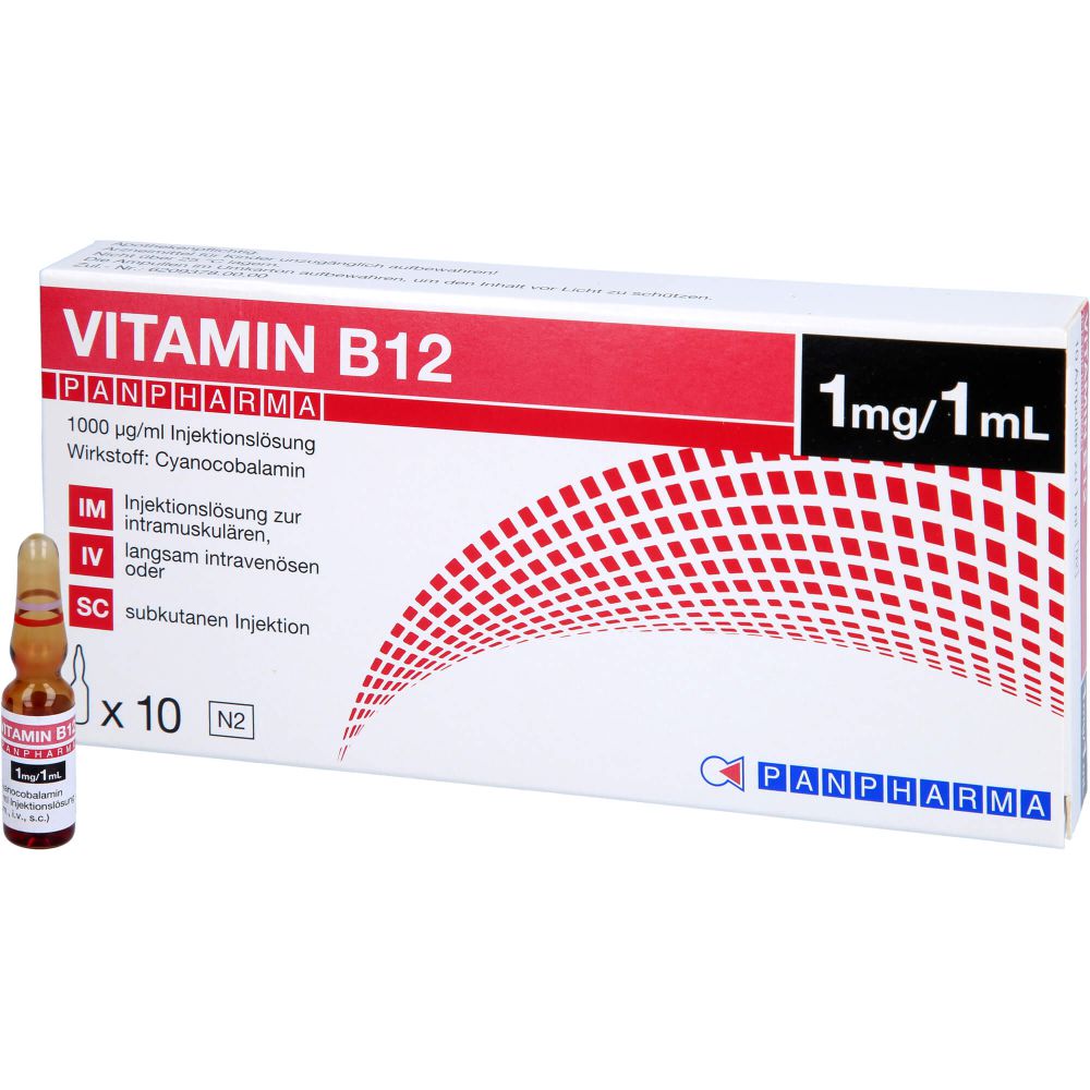VITAMIN B12 PANPHARMA 1000 μg/ml Injektionslsg.