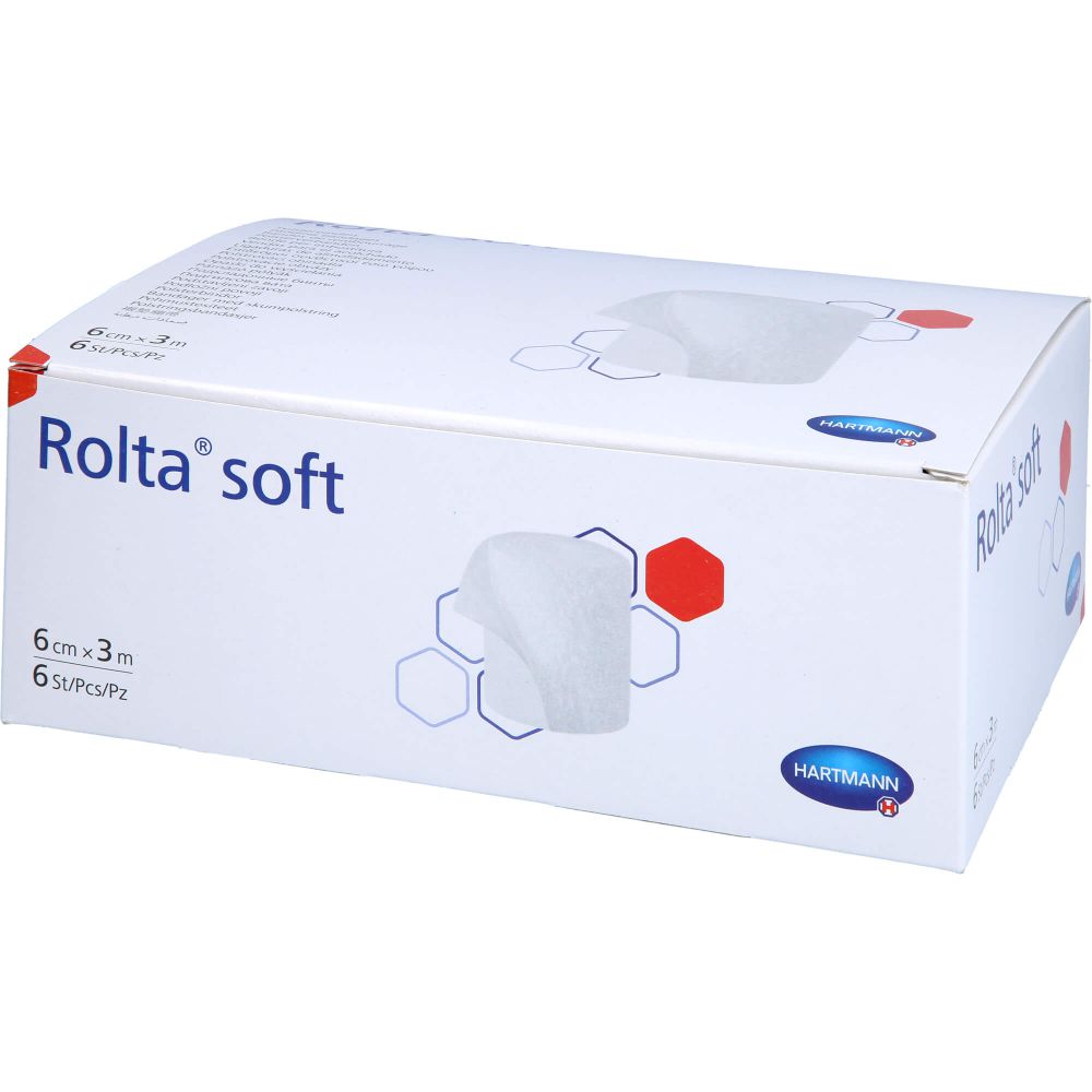 Rolta Soft Synth.-Wattebinde 6 cmx3 m 6 St 6 St