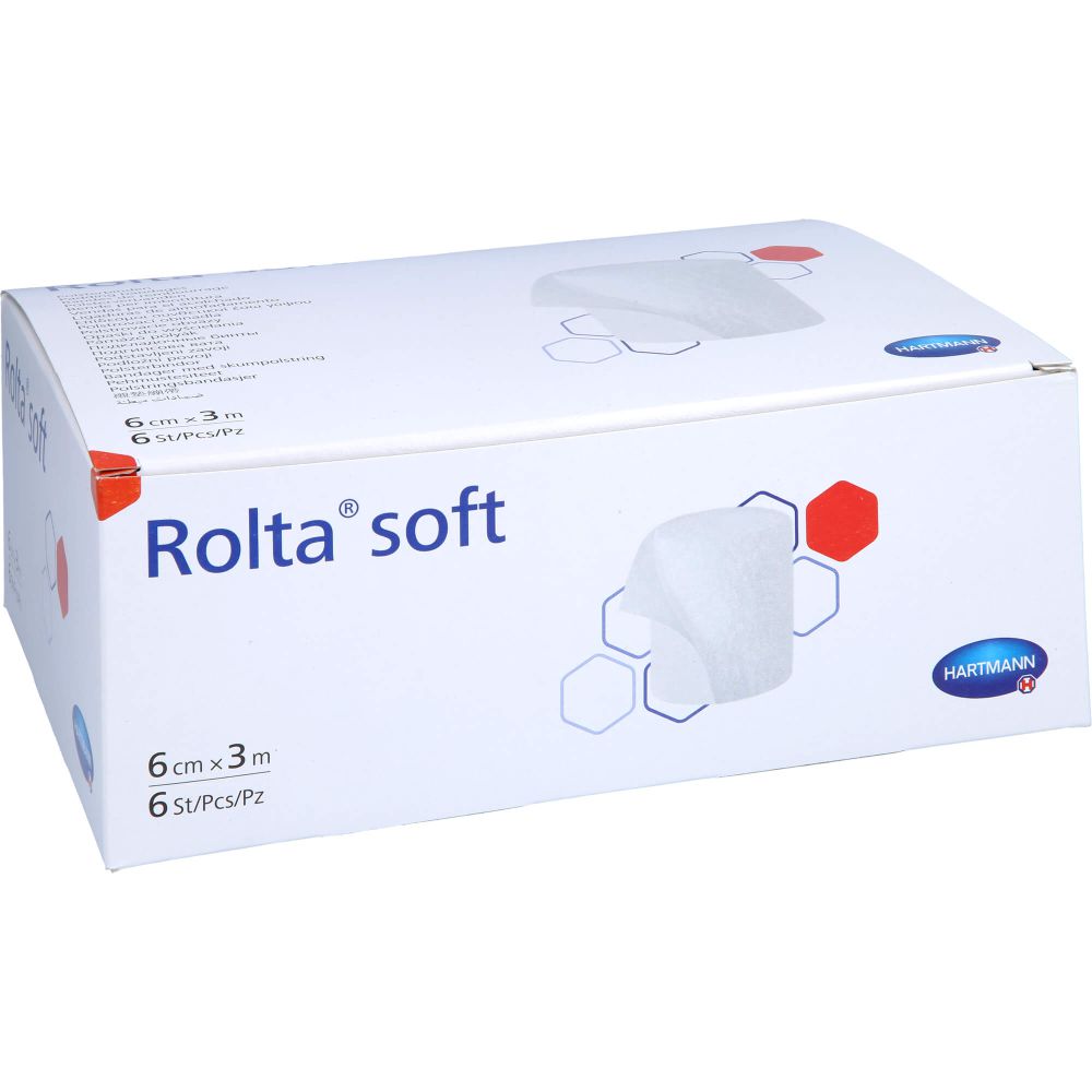 Rolta Soft Synth.-Wattebinde 6 cmx3 m 6 St 6 St