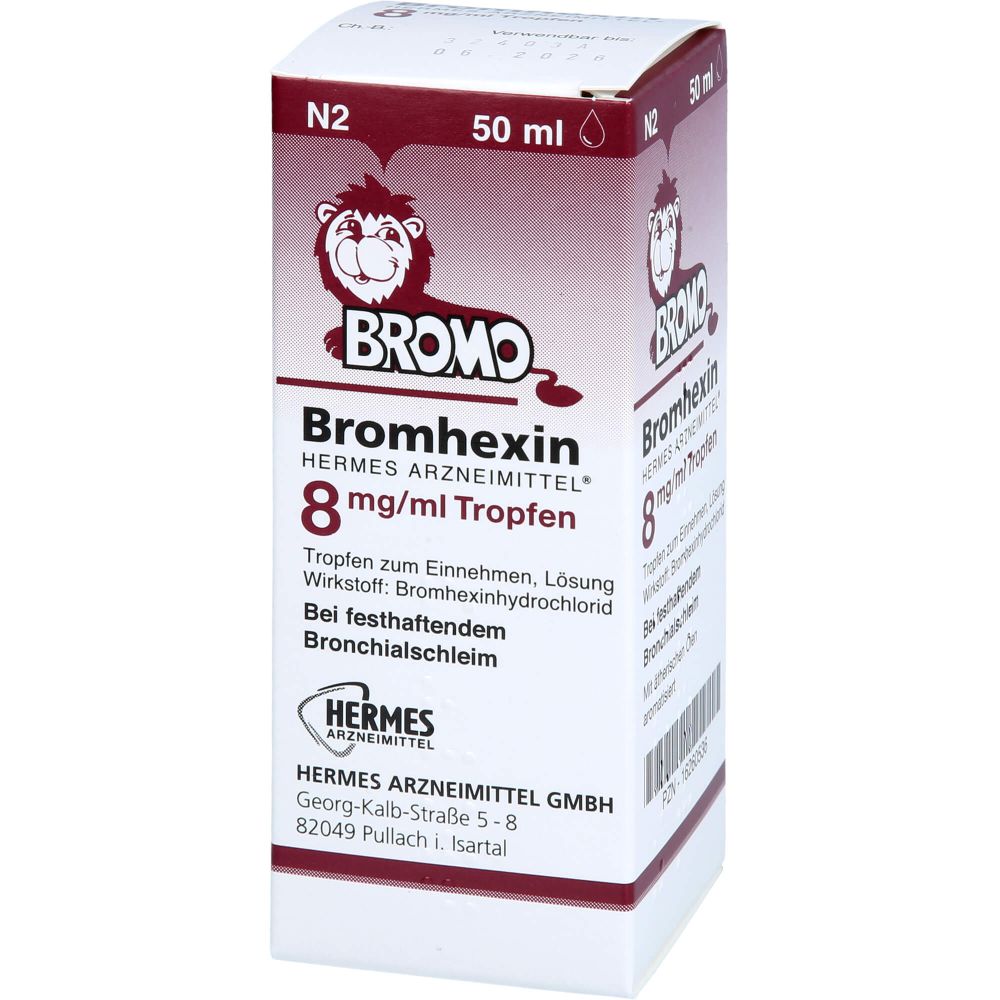 BROMHEXIN Hermes Arzneimittel 8 mg/ml picaturi