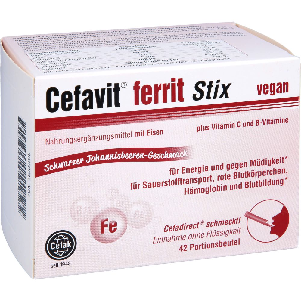 CEFAVIT ferrit Stix Granulat