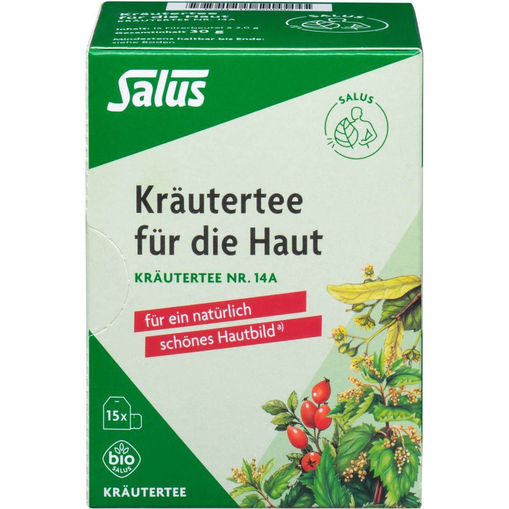 KRÄUTERTEE für die Haut Nr.14a Bio Salus Fbtl.