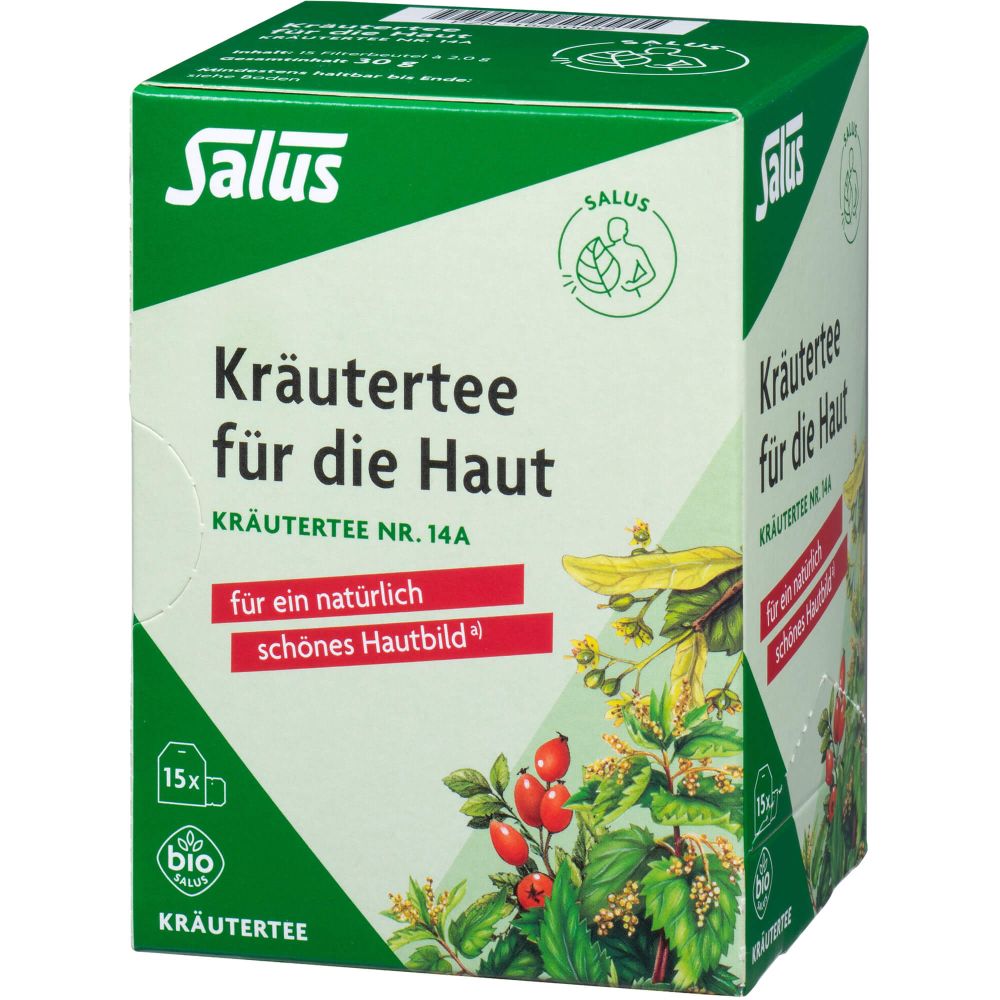 KRÄUTERTEE für die Haut Nr.14a Bio Salus Fbtl.