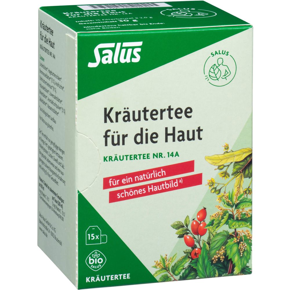 KRÄUTERTEE für die Haut Nr.14a Bio Salus Fbtl.