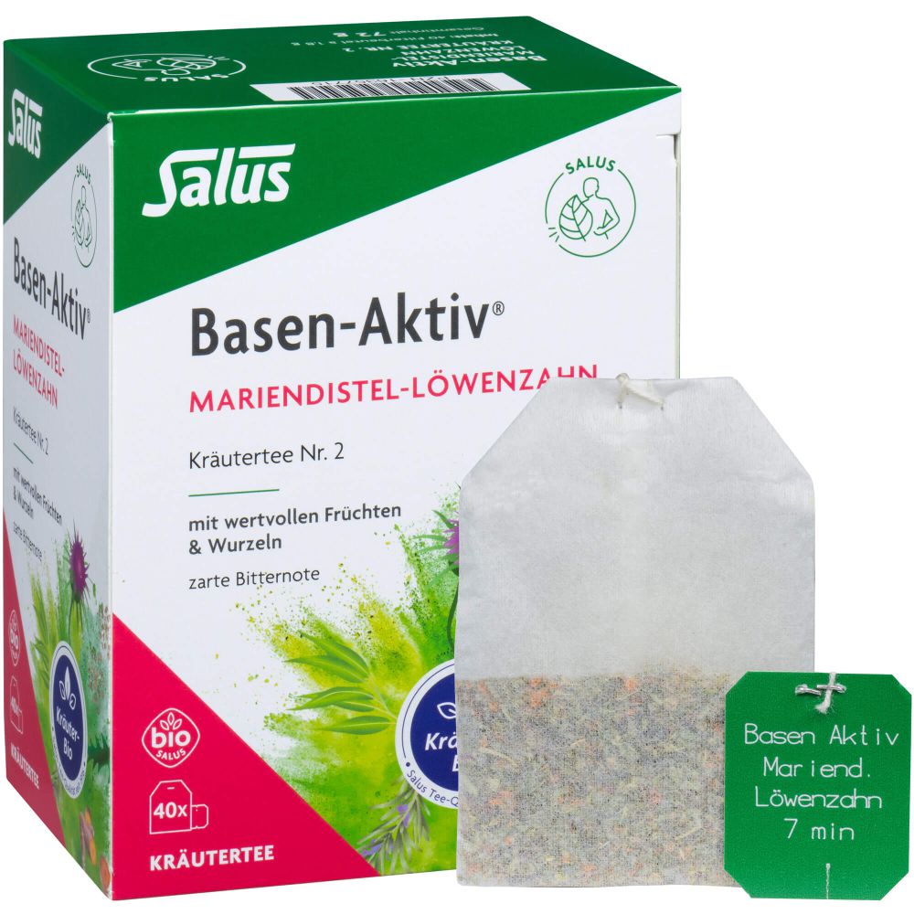 BASEN AKTIV Tee Nr.2 Mariend.-Löwenzahn Bio Salus