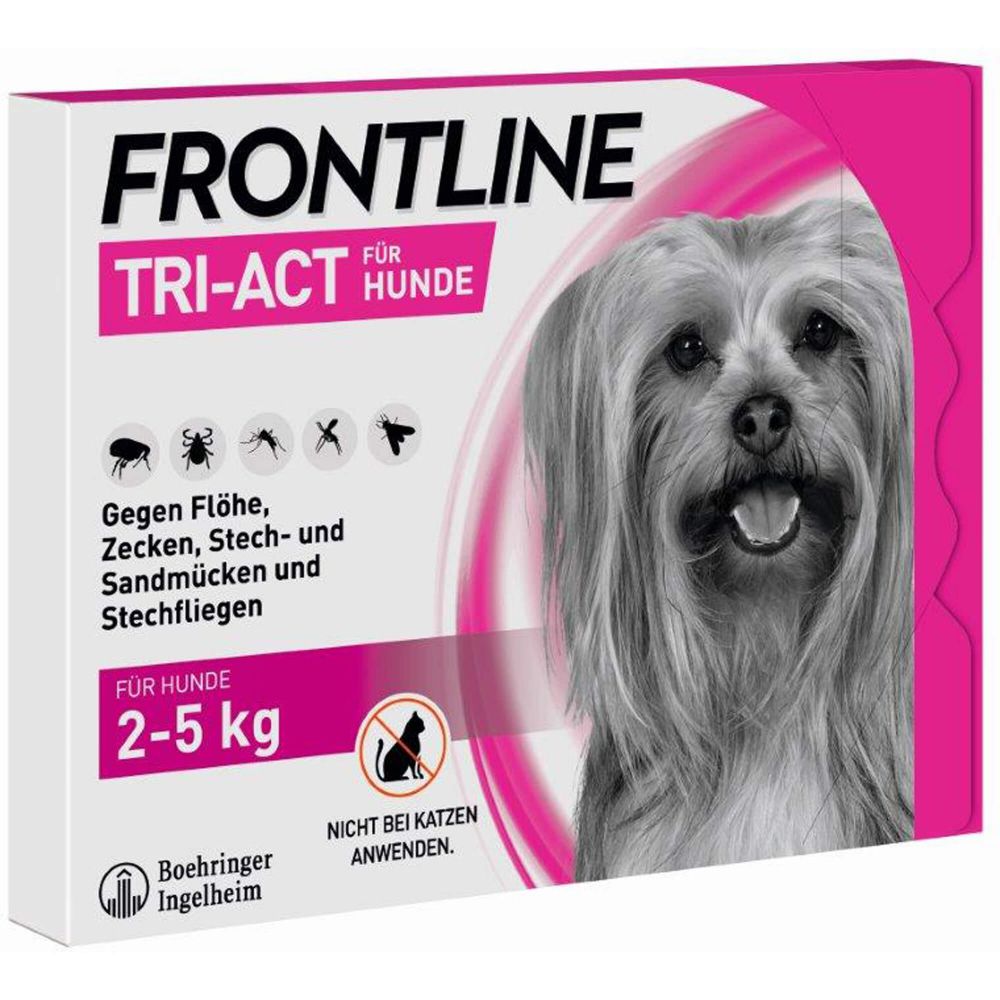 FRONTLINE Tri-Act Lsg.z.Auftropfen f.Hunde 2-5 kg