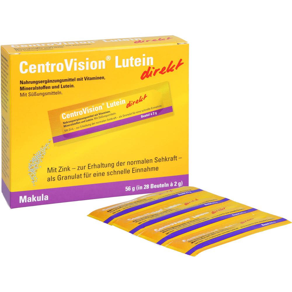 Centrovision Lutein direkt Granulat 28 St