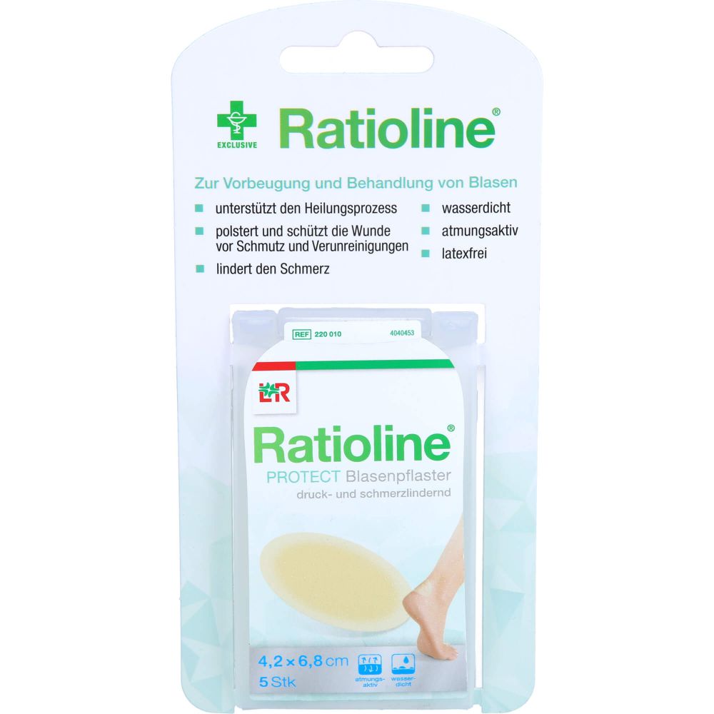 RATIOLINE protect Blasenpflaster 4,2x6,8 cm