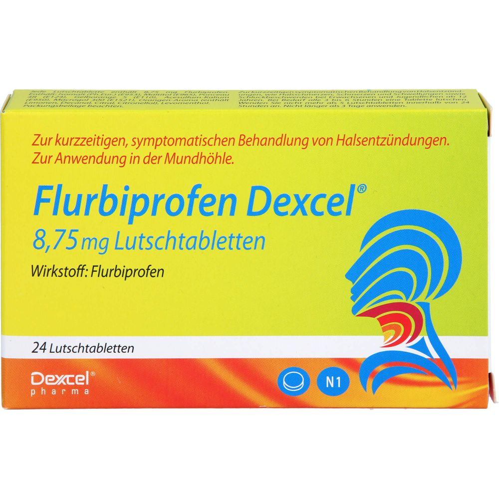 Flurbiprofen Dexcel 8,75 mg Lutschtabletten 24 St