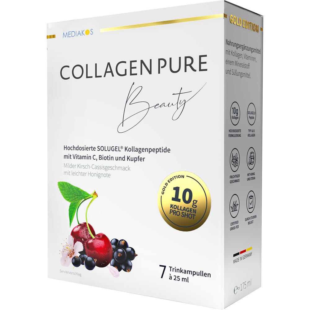 COLLAGEN PURE Beauty 10 g Kollagen hochdos.Gold