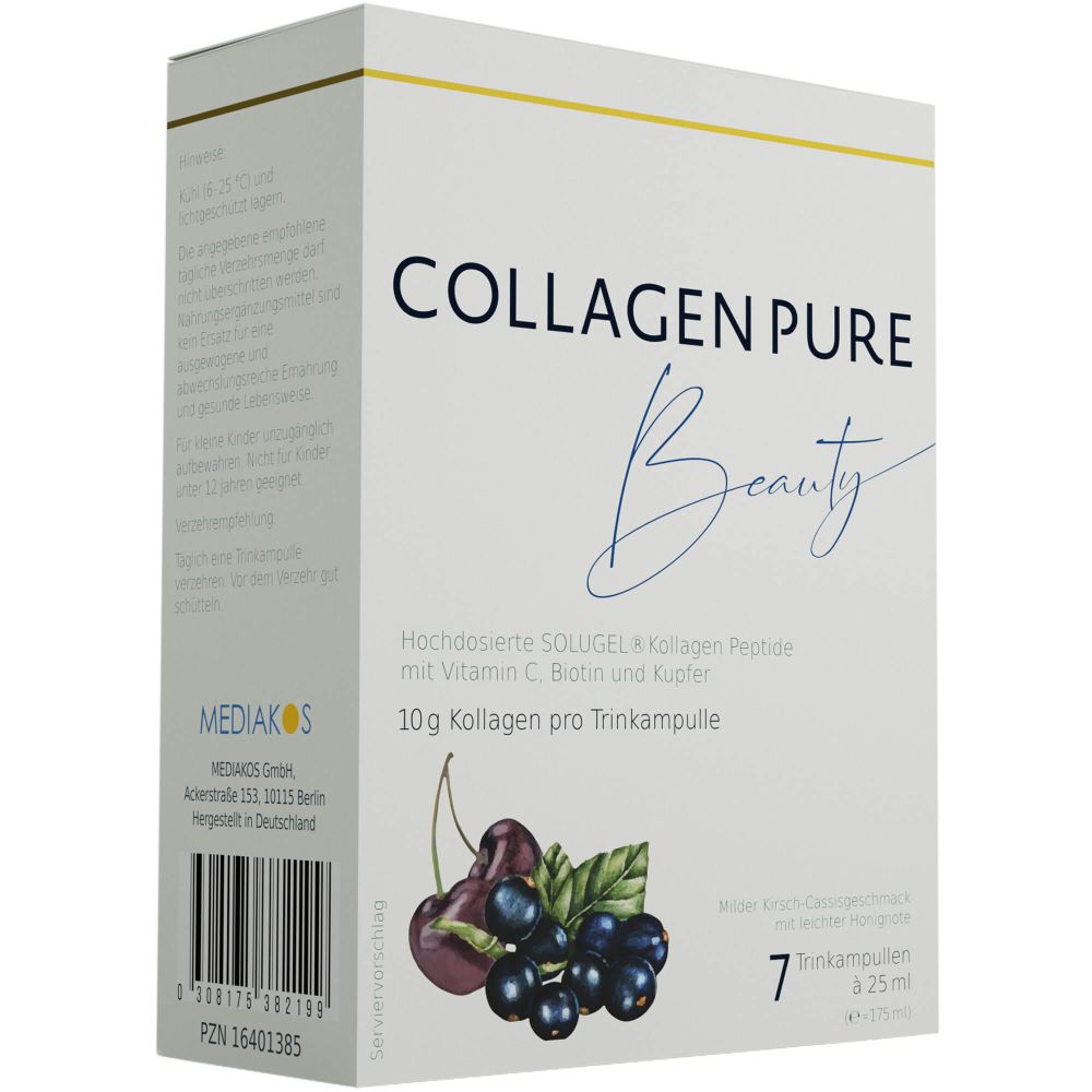 COLLAGEN PURE Beauty 10 g Kollagen hochdos.Gold