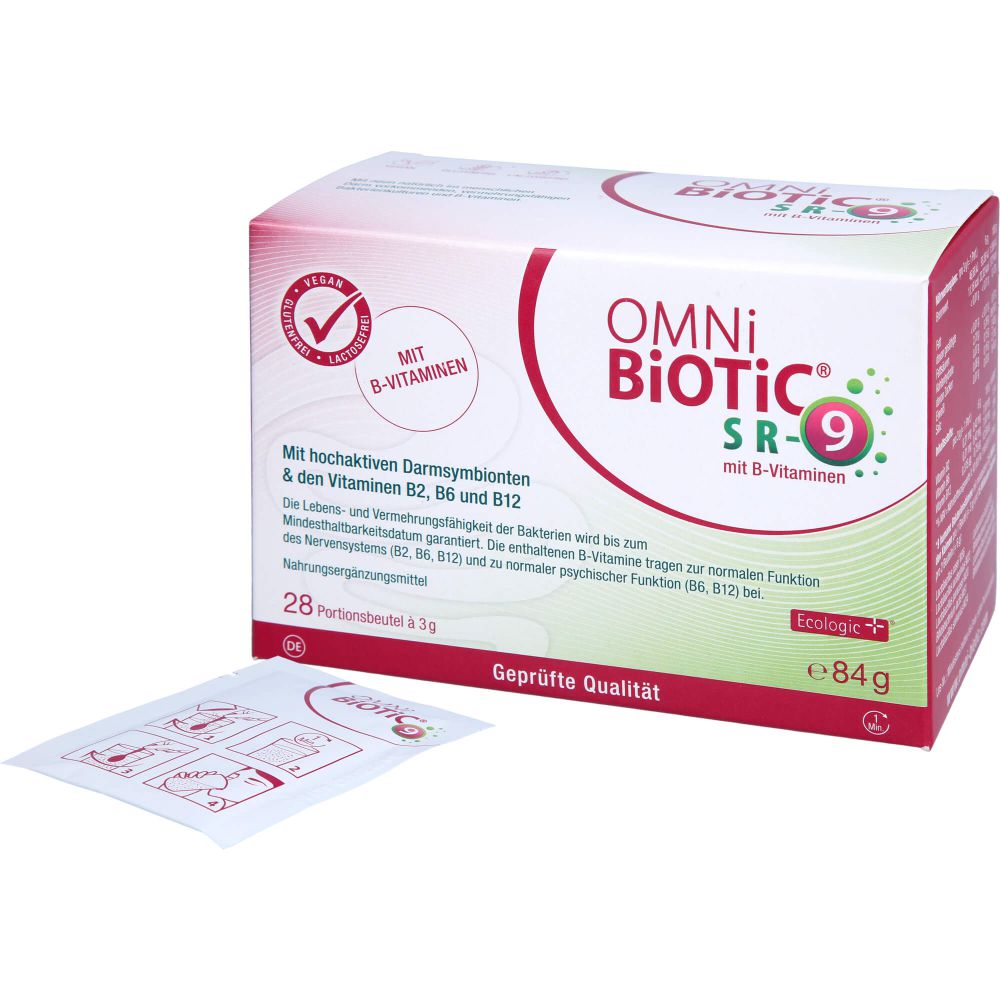 OMNI BiOTiC SR-9 mit B-Vitaminen Pulver Beutel