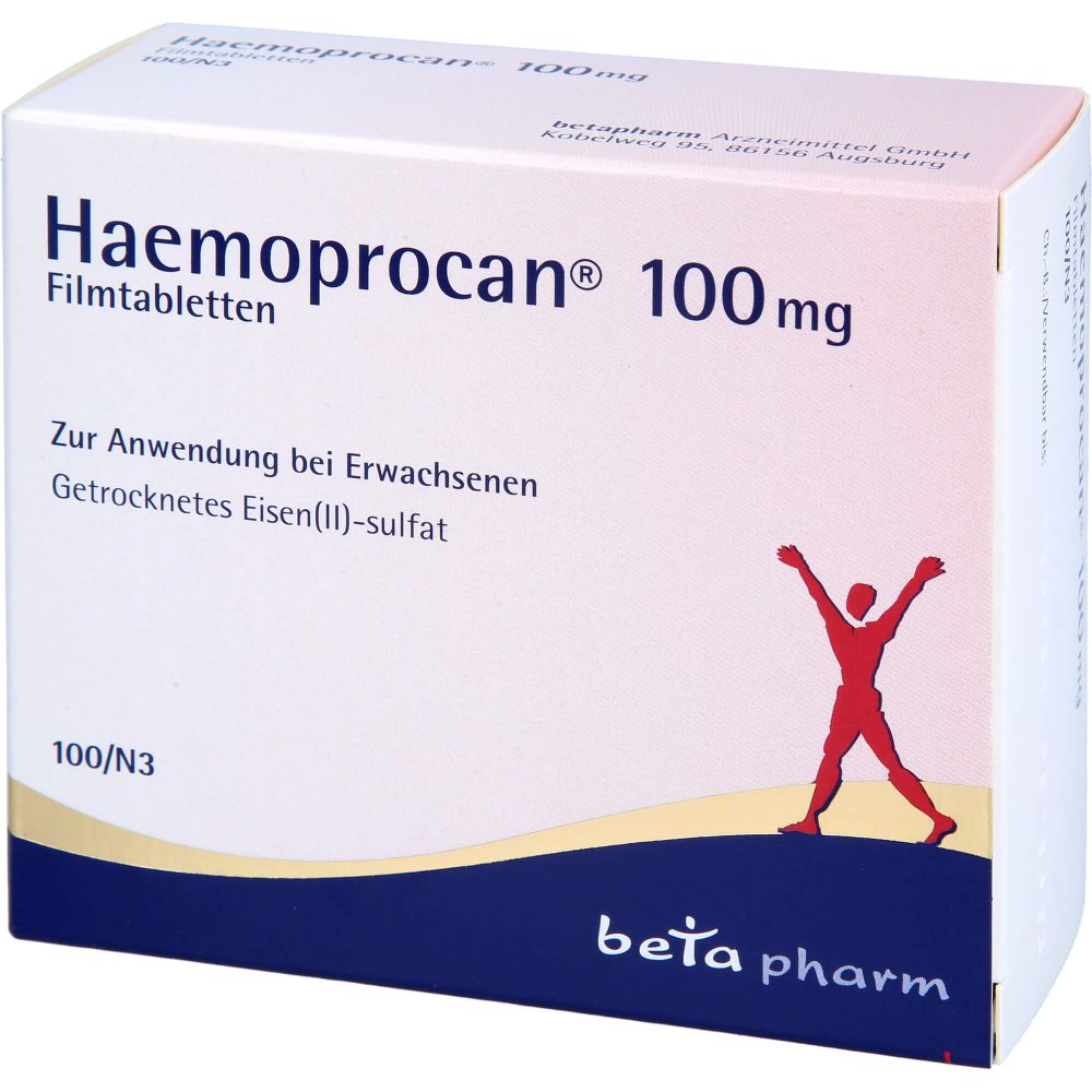 HAEMOPROCAN 100 mg Filmtabletten