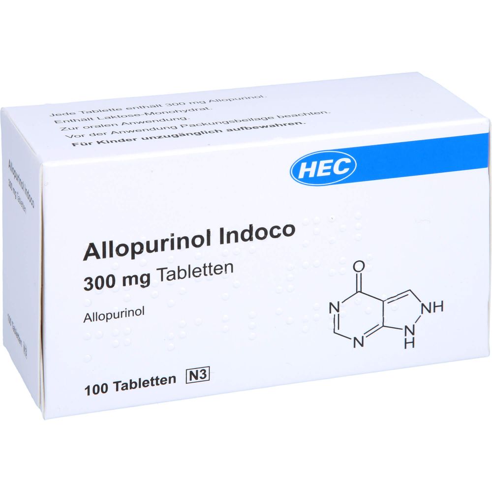 ALLOPURINOL Indoco 300 mg Tabletten