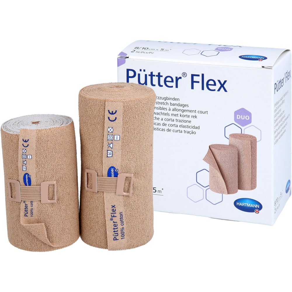 Pütter Flex Duo Binde 8/10 cmx5 m 2 St