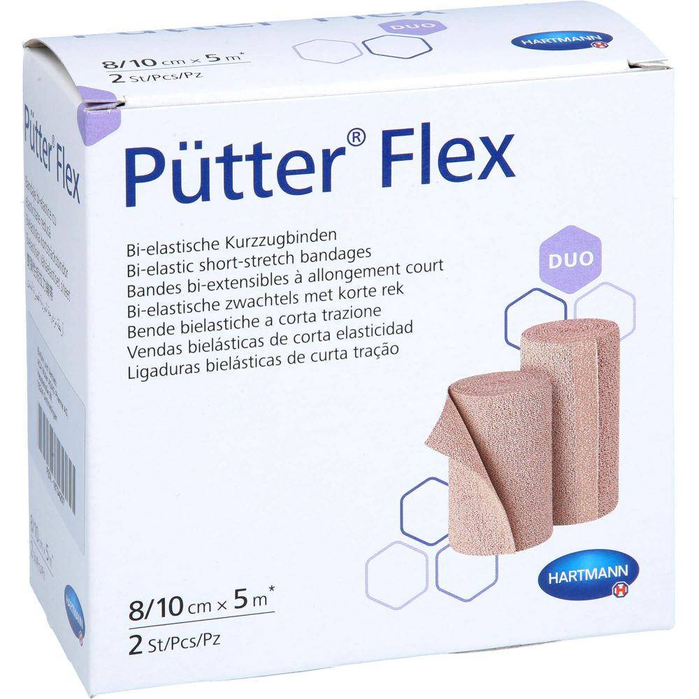 Pütter Flex Duo Binde 8/10 cmx5 m 2 St