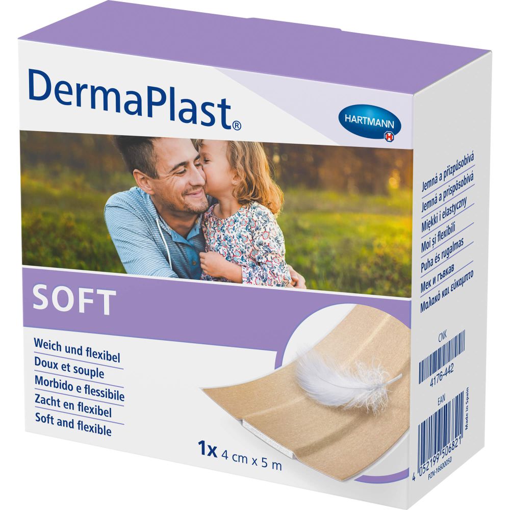 Dermaplast Soft Pflaster 4 cmx5 m 1 St 1 St