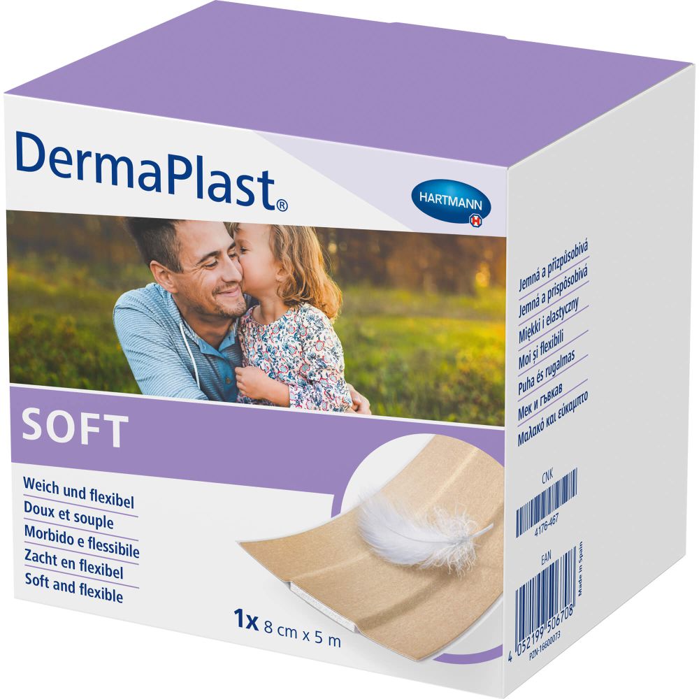 Dermaplast Soft Pflaster 8 cmx5 m 1 St 1 St