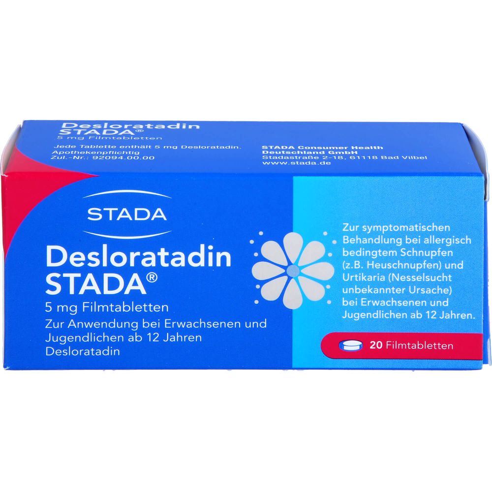 Desloratadin Stada 5 mg Filmtabletten 20 St