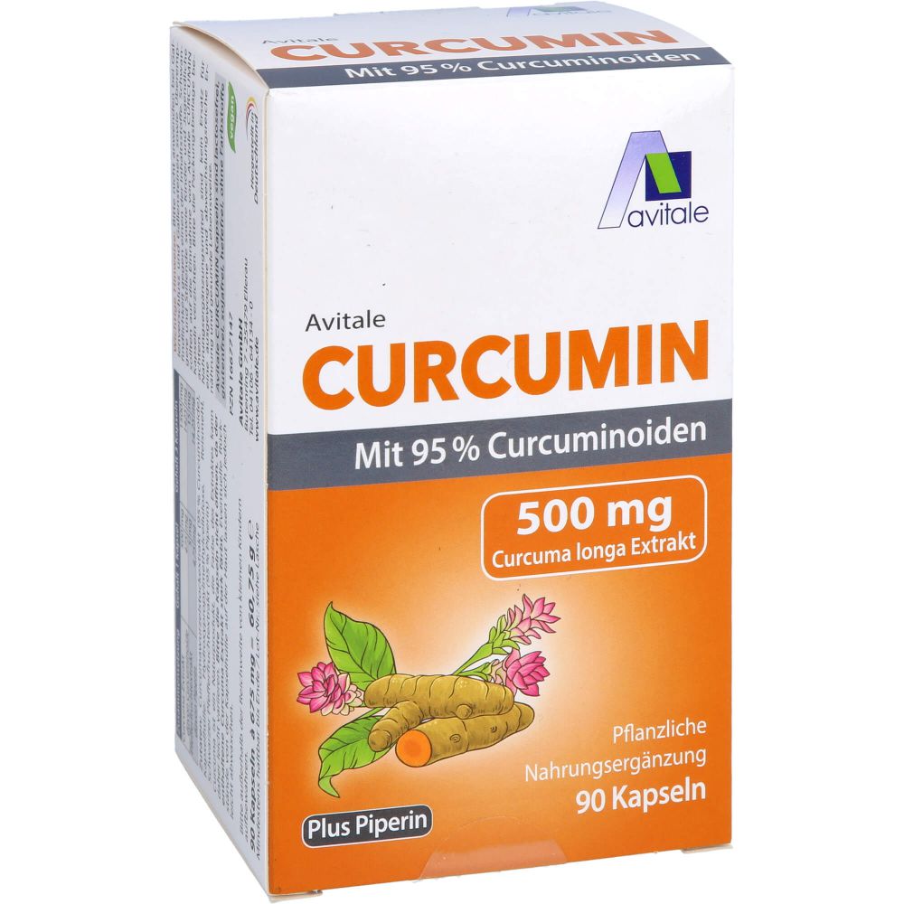 CURCUMIN 500 mg 95% Curcuminoide+Piperin Kapseln