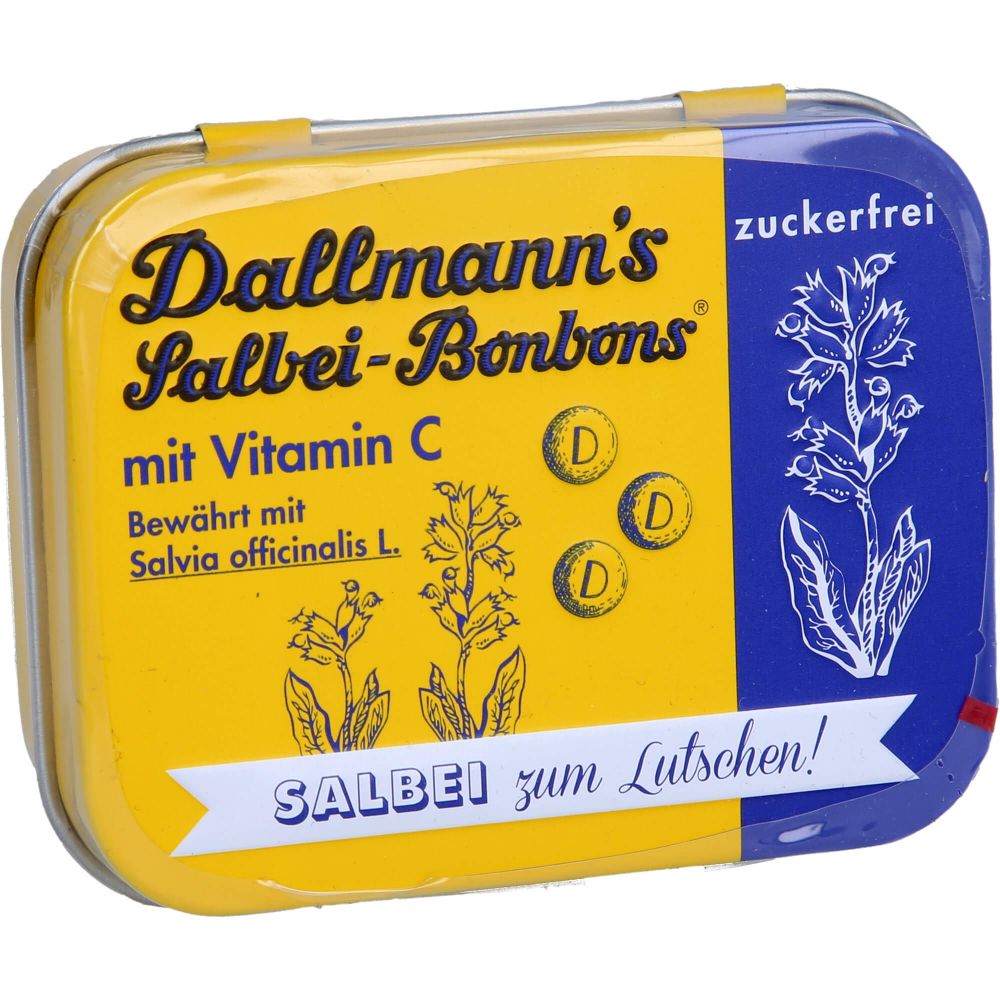 DALLMANN'S Salbei Bonbons o.Z.in der Dose