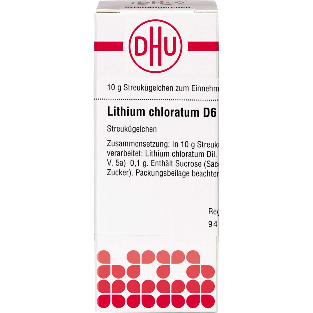 Lithium Chloratum D 6 Globuli 10 g 10 g