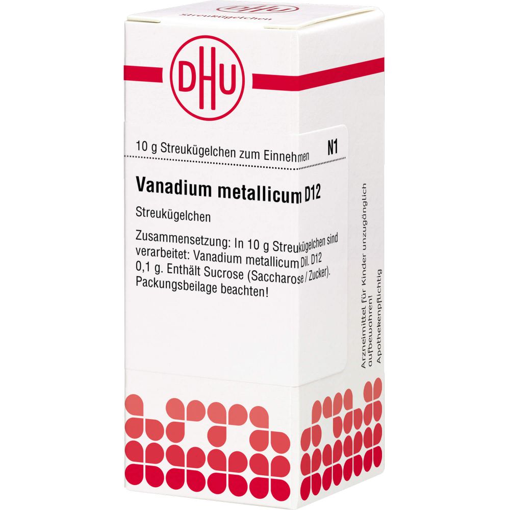 Vanadium Metallicum D 12 Globuli 10 g 10 g