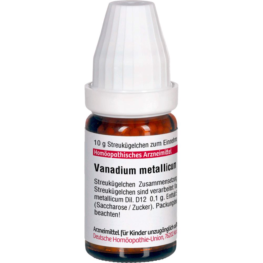 Vanadium Metallicum D 12 Globuli 10 g 10 g