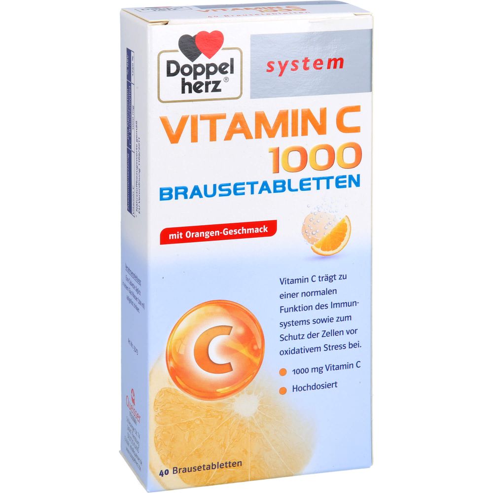 DOPPELHERZ Vitamin C 1000 system Brausetabletten