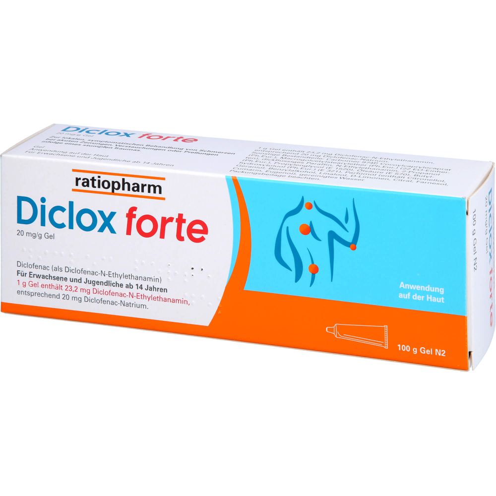 Diclox forte 20 mg/g Gel 100 g